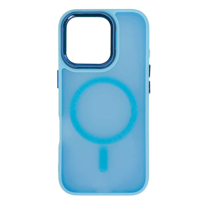 Pouzdro AG PREMIUM Magnetic Collection MagSafe pro iPhone 16 Pro - světle modré