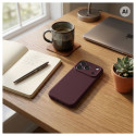 Kryt OEM F-PROTECT Rubber Premium iPhone 18 Pro - tmavá třešeň