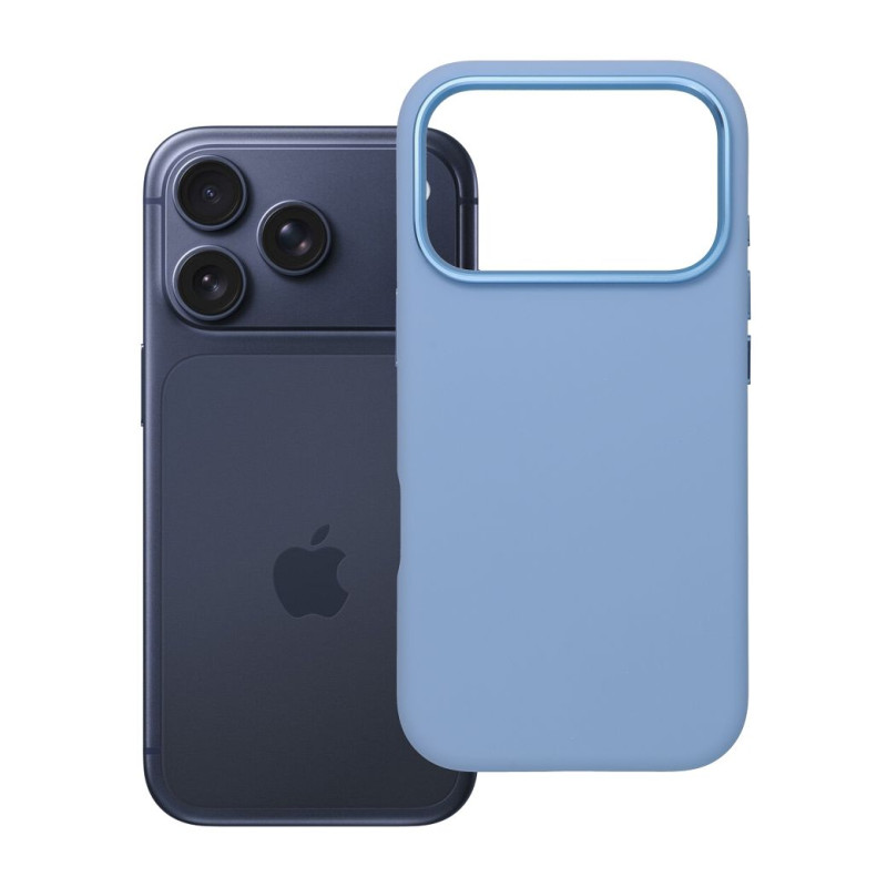Kryt Forcell F-PROTECT Frame Premium pro iPhone 18 Pro - světle modrý
