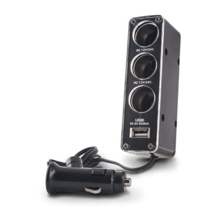 Nabíječka do auta Forever 2v1 12/24V - USB