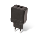Nabíječka Setty 2x USB 2,4A do sítě - černá