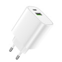 Nabíječka do sítě Forever LS-04 20W bílá (USB + USB-C)