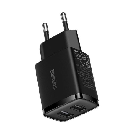 Nabíječka Baseus Compact 10W 2×USB-A černá