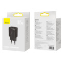 Nabíječka Baseus Compact 10W 2×USB-A černá
