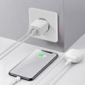Nabíječka Baseus Compact 2U 2×USB-A 10W - bílá
