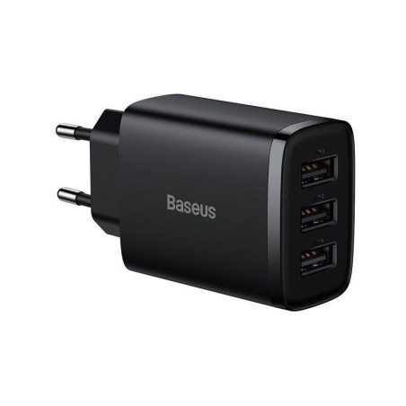 Nabíječka Baseus 3xUSB-A 17W CCXJ020101 černá