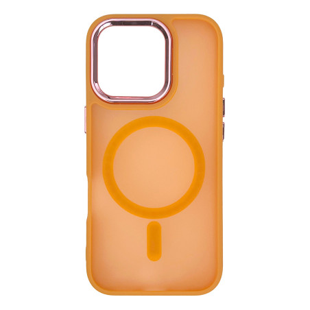 Pouzdro AG PREMIUM Magnetic Collection MagSafe pro iPhone 16 Pro Max - oranžové