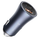 Baseus GOLDEN CONTRACTOR PRO 40W nabíječka do auta – šedá