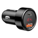 Nabíječka do auta Baseus Magic 45W (USB + USB-C) černá