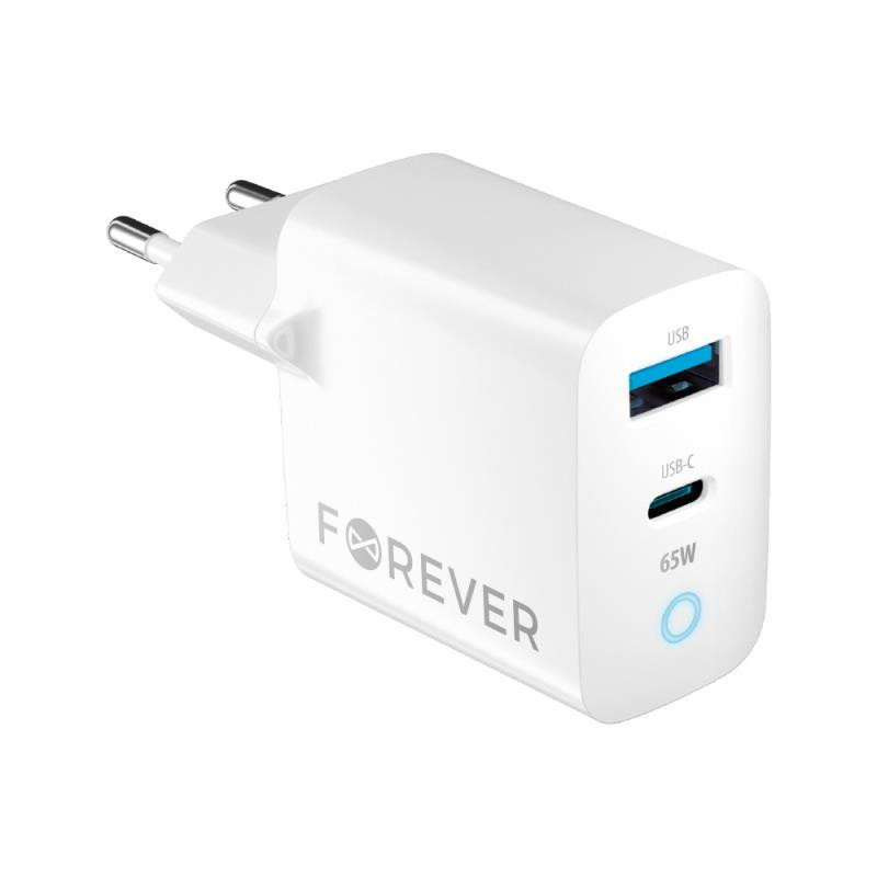 Nabíječka Forever GA N TC-06-65AC 65W pro zařízení - bílá