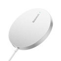 Baseus Simple Mini3 15W bezdrátová nabíječka bílá