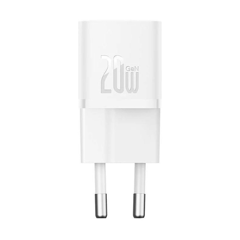 Nabíječka Baseus GaN5 Mini 20W pro zařízení - bílá