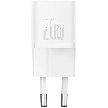 Baseus GaN5 Mini 20W nabíječka USB-C 1× - bílá