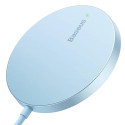 Baseus Simple Mini3 bezdrátová nabíječka 15W - modrá