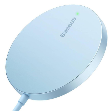 Baseus Simple Mini3 bezdrátová nabíječka 15W - modrá