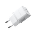 Nabíječka do sítě Baseus Palm 20W USB-C/USB-A - bílá