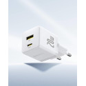 Nabíječka do sítě Baseus Palm 20W USB-C/USB-A - bílá