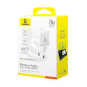 Nabíječka do sítě Baseus Palm 20W USB-C/USB-A - bílá