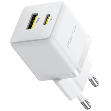 Nabíječka Baseus Palm 30W USB-C + USB-A bílá