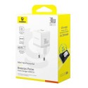 Nabíječka Baseus Palm 30W USB-C + USB-A bílá