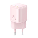 Nabíječka Baseus PicoGo 45W GaN USB-C - růžová