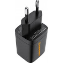 Nabíječka Hammer RapidCharge Duo 30W - černá