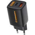 Nabíječka Hammer RapidCharge Duo 30W - černá