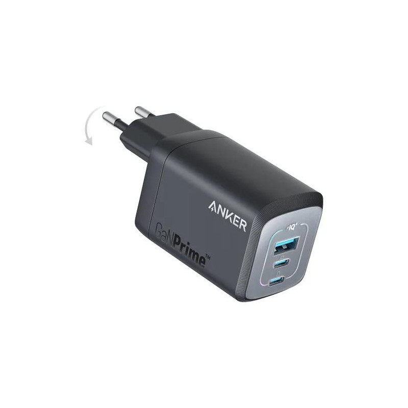Nabíječka Anker PRIME GaN 67W pro telefony a notebooky - černá