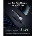 Anker PRIME GaN 67W 3port nabíječka 2×USB‑C 1×USB‑A černá