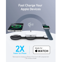 Anker MagGo B25M8 nabíječka 3v1 bezdrátová pro iPhone - černá