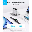 Nabíječka Anker 140W GaN 4port USB-C - stříbrná