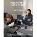 Nabíječka Anker 140W GaN 4port USB-C - stříbrná