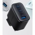 Anker Nano 70W nabíječka 3 porty (2×USB-C + USB-A) černá