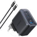 Anker Nano 70W nabíječka 3 porty (2×USB-C + USB-A) černá
