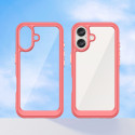 Pouzdro AG PREMIUM Outer Space s gelovým rámečkem pro iPhone 16 - červené