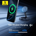 Baseus EnerFill FF11 Qi2 15W bezdrátová nabíječka - černá