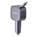 Nabíječka do auta Anker Nano 75W s kabelem USB-C - šedá