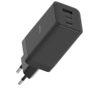 Nabíječka Allity ATC-01-65WACC 65W GaN (2×USB-C+USB-A) - černá