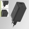 Nabíječka Allity ATC-01-65WACC 65W GaN (2×USB-C+USB-A) - černá