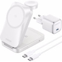 Anker Prime Charger 3v1 Qi2.2 25W bílá