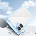 Pouzdro AG PREMIUM Outer Space s gelovým rámečkem pro iPhone 16 - modré
