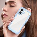 Pouzdro AG PREMIUM Outer Space s gelovým rámečkem pro iPhone 16 - modré