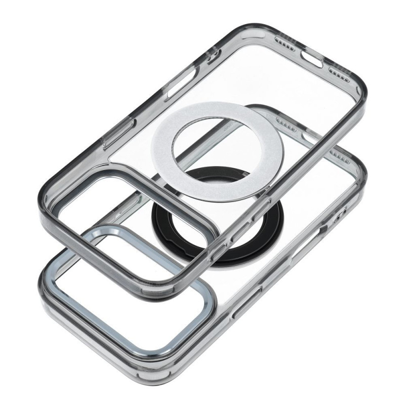 Kryt OEM FRAME CIRCLE STAND pro iPhone 17 Pro Max / 18 Pro Max - černý