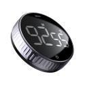 BASEUS ACDJS-01 Heyo Rotation Countdown Timer - kuchyňská minutka, černá