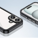Pouzdro AG PREMIUM Outer Space s gelovým rámečkem pro iPhone 16 Plus - černé