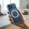 Kryt OEM FRAME CIRCLE STAND iPhone 18 Pro Max světle modrá