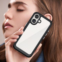 Pouzdro AG PREMIUM Outer Space s gelovým rámečkem pro iPhone 16 Plus - černé