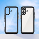 Pouzdro AG PREMIUM Outer Space s gelovým rámečkem pro iPhone 16 Plus - černé