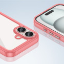 Pouzdro AG PREMIUM Outer Space s gelovým rámečkem pro iPhone 16 Plus - červené
