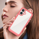 Pouzdro AG PREMIUM Outer Space s gelovým rámečkem pro iPhone 16 Plus - červené